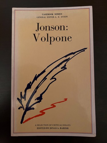 Jonson volpone edited by - jonson:,
