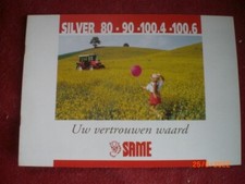 BROCHURE    PUBLICITAIRE   TRACTEURS   SAME    SILVER    11/2001   NL