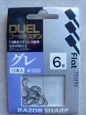 12Ami Giapponese Paletta Pesca Tubertini Ami 6＃ Giemme Amo per Mare Trota Lago