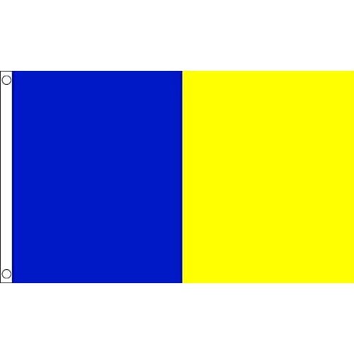 Flag bandiera blu - blu, giallo