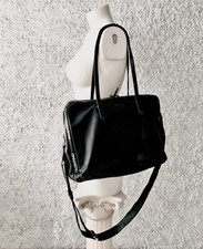 VALENTINO BORSA CARTELLA MESSAGE BAG FIRMATA MULTITASKING TRACOLLA UFFICIO NERO