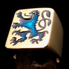 ANELLO STEMMA UOMO OTTONE