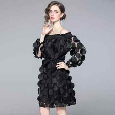 vestito abito tubino donna boho bohemian nero cintura elegante GIPSY 11311