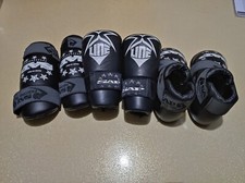 KIT BOXE SAP Guantoni+Parastinchi+Calzari 10oz KICK BOXING THAI MMA Full Contact