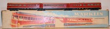 Marklin HO #3025 DB Set di 3 unità ferroviarie ad alta velocità, dal 1958 al 1961, VG/EX in scatola