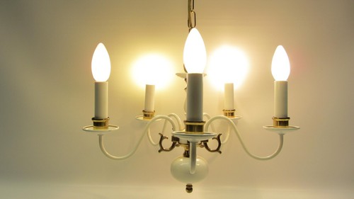 Lampadario fiammingo ottone - lampadario,
