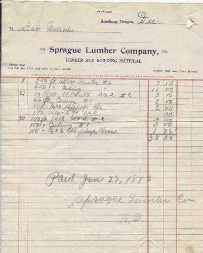 Sprague lumber company - lumber,