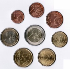 Belgio 1 Cent Fino A 2 Euro