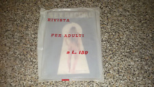 BUSTA RIVISTA PER ADULTI LIRE 150 NUOVA SIGILLATA 1971 CON SEX RECORD PODEC FILM