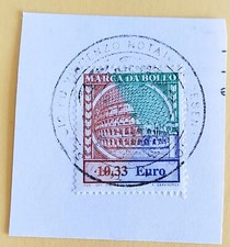 Marca da bollo usata da €