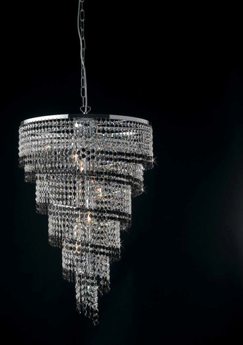 Lampadario sospensione cromo - cromo, o