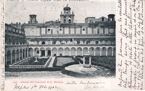Napoli interno del convento - napoli,