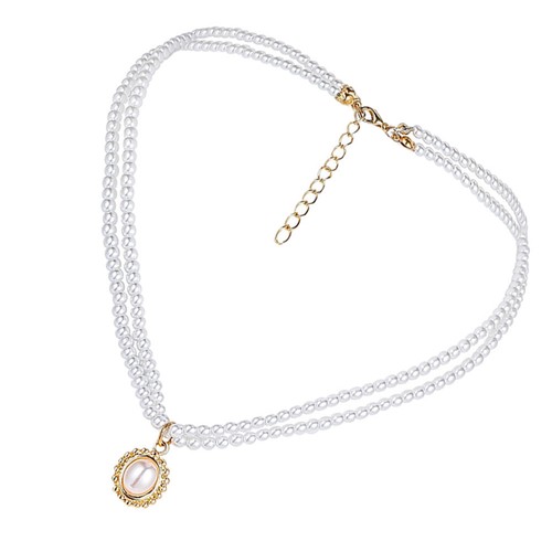 1pz collana doppio strato - collana,