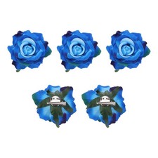 5pcs rose flower hair clips - 5pcs,