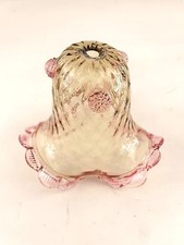 Ricambio tazza/Paralume vetro Tulipe Fiore lampadario Murano Lamp ShadeH14 Cm.