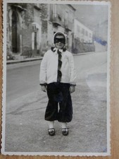 Vecchia foto BAMBINO CON VESTITO DA CARNEVALE Matierno Salerno 1966 TABACCHI di