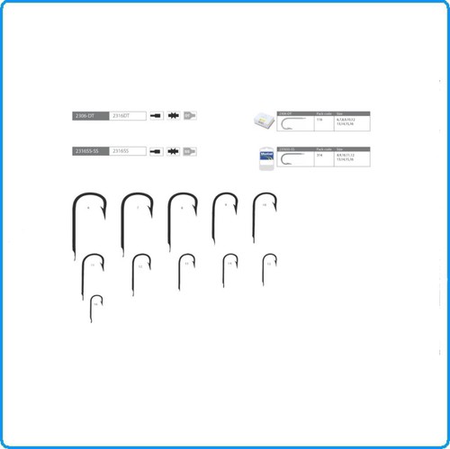 Ami palamito mustad 2316ss - ami, da