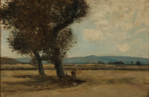 Quadro olio scuola scozzese - , xx