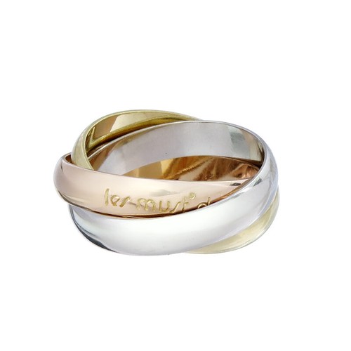 Anello cartier trinità oro - anello,
