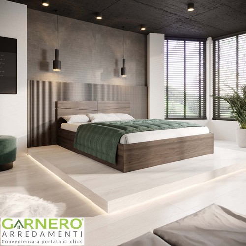 Letto matrimoniale contenitore