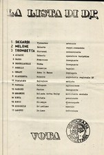 VOLANTINO ANNI '80 - ELEZIONI