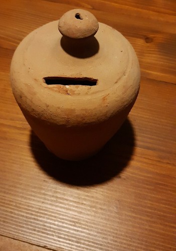 Antico salvadanaio rompere - a,
