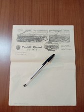VIGEVANO,FRATELLI GIANOLI,FILATURA COTONE,CARTA INTESTATA,EPOCA,SPLENDIDA