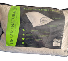 Cuscino regina 75% premium piumino bianco densità morbida nuovo in sacchetto di plastica con cerniera