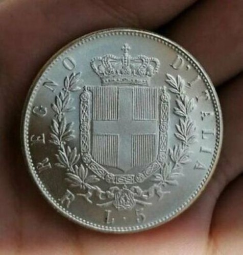 Regno italia lire 1873 - d'italia,
