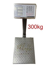 Bilancia Industriale Terra 300Kg Display Digitale PesaPacchi Bascula Piattaforma