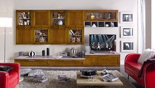 PARETE ATTREZZATA BICOLORE