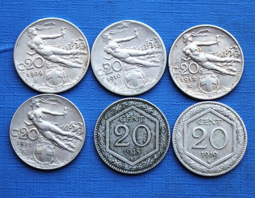 Lot 20 centesimi - 6,