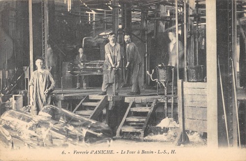 Cpa aniche verreries le - /,