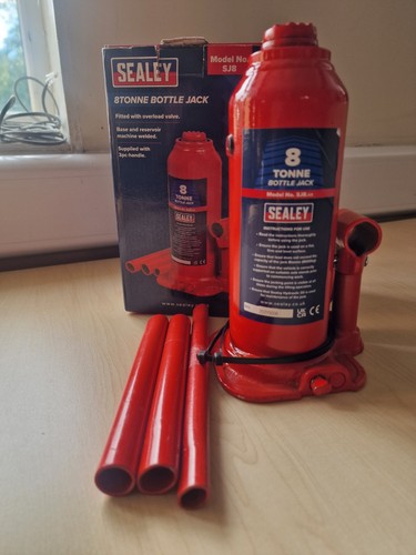 Sealey sj8 cric bottiglia - sealey, 8