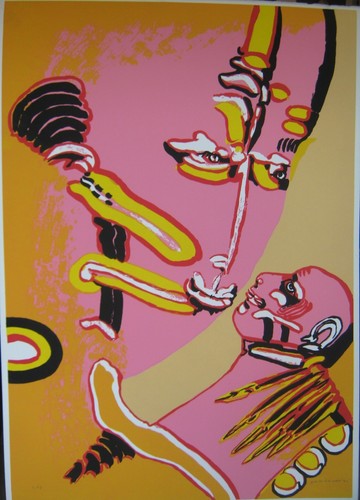 Remo brindisi 70x50 litografia - remo,