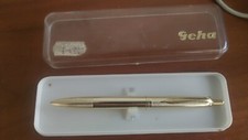 Penna a sfera anni 70 Linz dorata in confezione Geha
