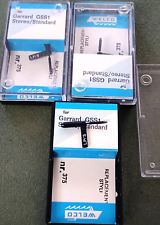Puntine Garrard GSS1 nuove, lotto di tre 33/45 e 78giri