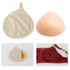 Inserto reggiseno mastectomia forma seno silicone protesi con gancio borsa protettiva