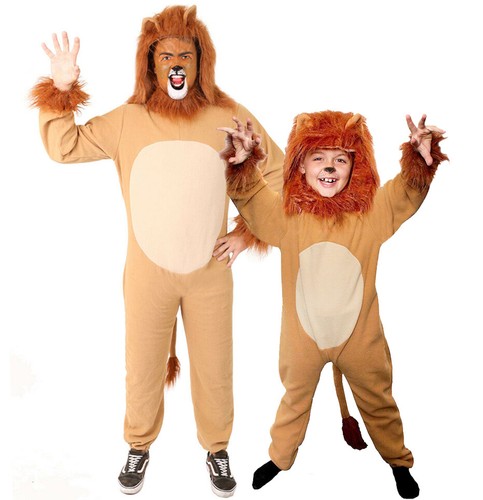 Costume leone bambino adulti - leone,