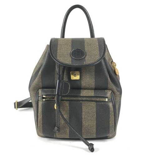 Zaino fendi pequin stripe - zaino, logo