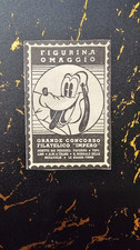 Figurina anni 30/40 - Grande Concorso Filatelico Impero - Disney Pluto