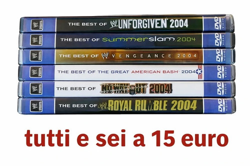 Collezione wwe 2004 raccolta - 2004:,