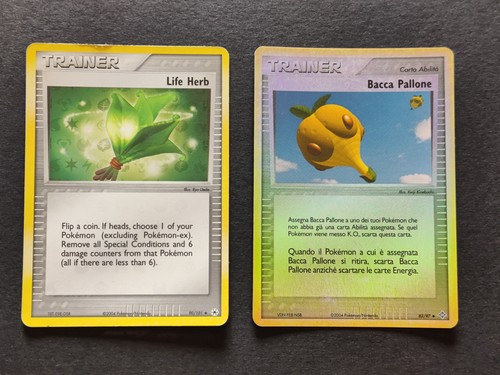 Carte pokemon reverse - holo, ex