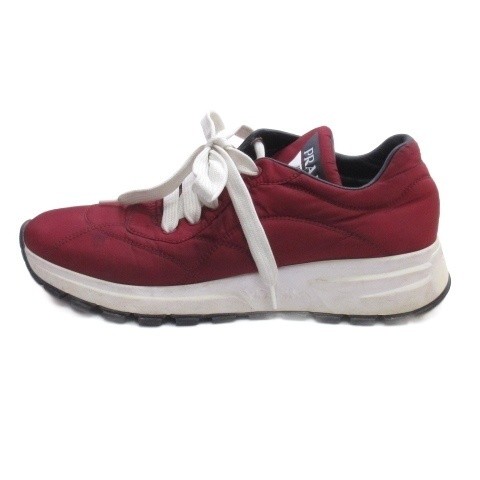 Prada sneakers nylon rosso - prada,