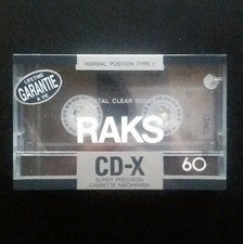 Audio Cassette RAKS CD-X 60 -