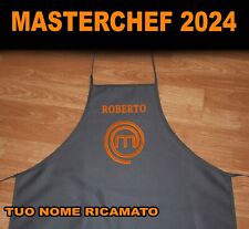 GREMBIULE masterchef blind test RICAMATO Idea Regalo MASTERCHEF 2024