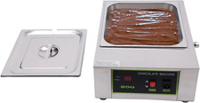 Macchina per La Tempera Al Cioccolato 1000 W, 0-95 °C Regolabile, Capacità 8 Kg,