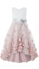 abito prima comunione Con Giacchino Vestito Bambina Damigella Cerimonia 