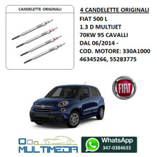 4 CANDELETTE ORIGINALI FIAT