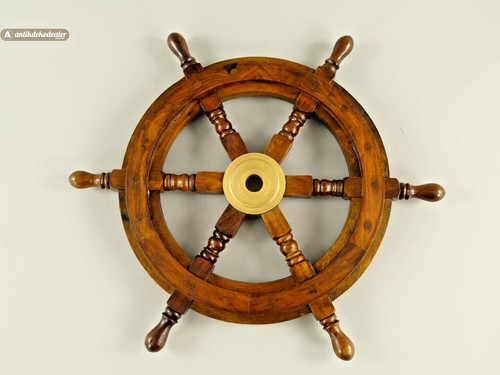 Timone nautico legno - nautico,